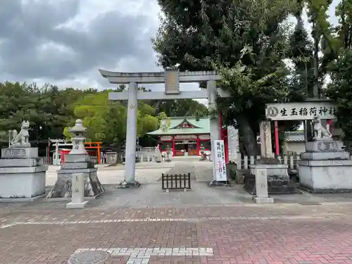 生玉稲荷神社の鳥居