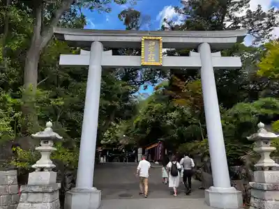 検見川神社の鳥居