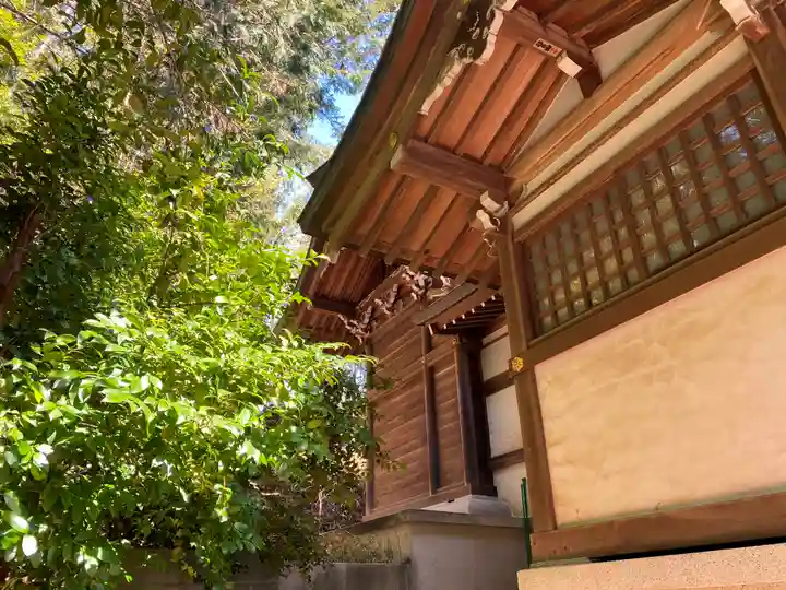 西八朔杉山神社の本殿・本堂