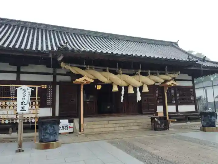 阿智神社の本殿・本堂