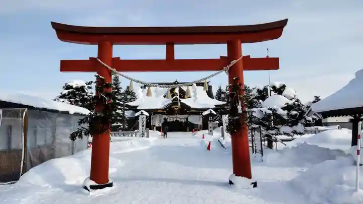 美瑛神社の鳥居