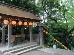 検見川神社の手水