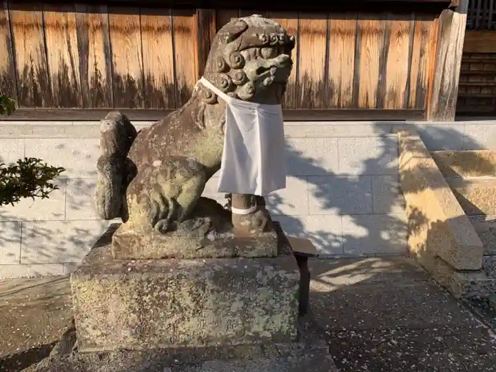 金ケ崎神社の狛犬