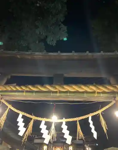 落合白山神社の鳥居