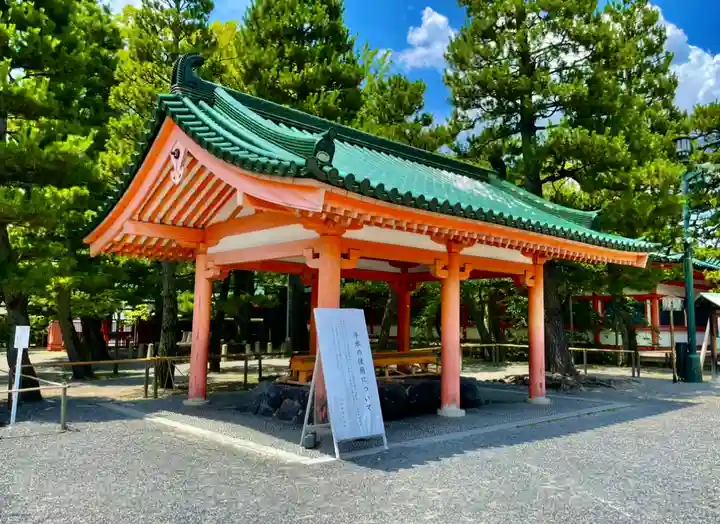 平安神宮の手水舎