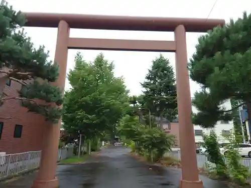 上川神社頓宮の鳥居