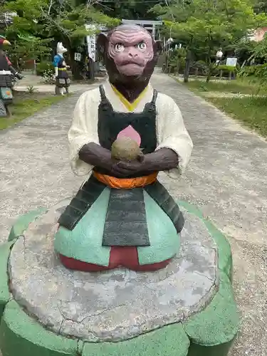 桃太郎神社の狛犬