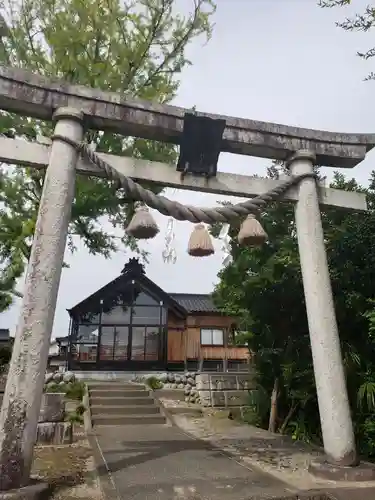 島八幡社の鳥居