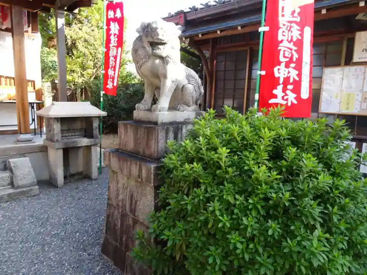 鎌達稲荷神社の狛犬