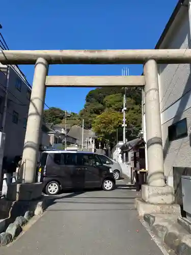 太田杉山神社・横濱水天宮の鳥居