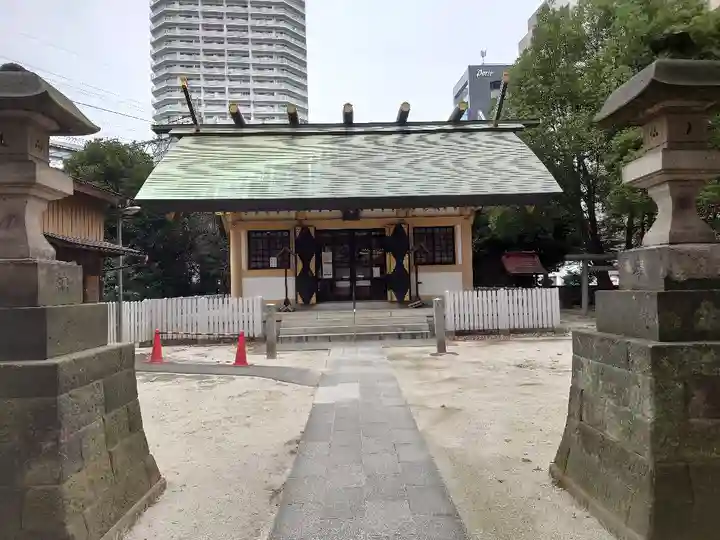 上落合神明神社の本殿・本堂