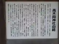 高木岡神社の歴史