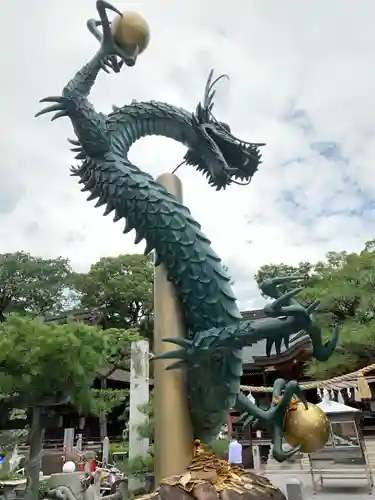 田村神社の狛犬