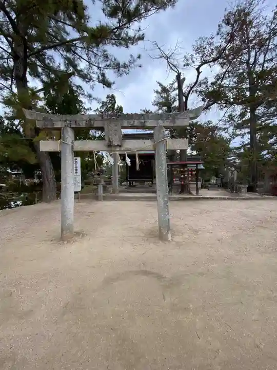 備中国總社の鳥居