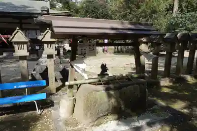 村屋坐弥冨都比売神社の手水舎