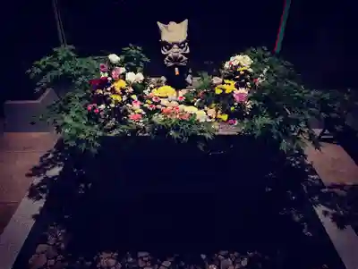 滑川神社 - 仕事と子どもの守り神の手水舎