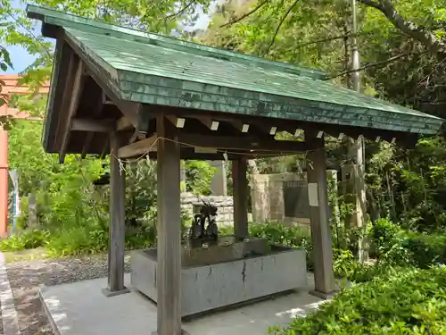 小名浜鹿島神社の手水舎