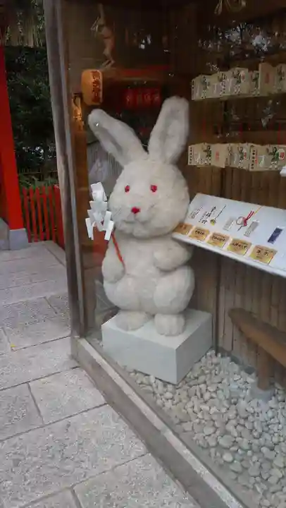 地主神社の狛犬