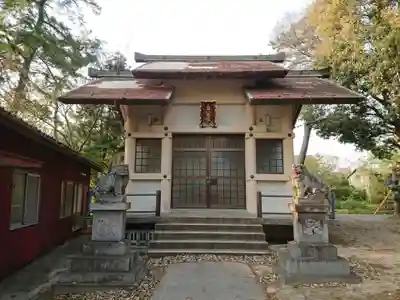 山中八幡社の本殿・本堂