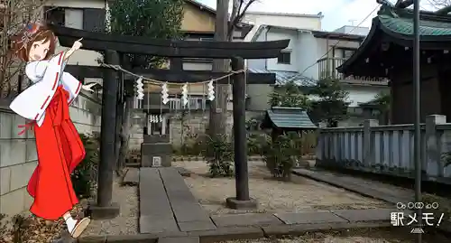 上田端八幡神社の末社・摂社