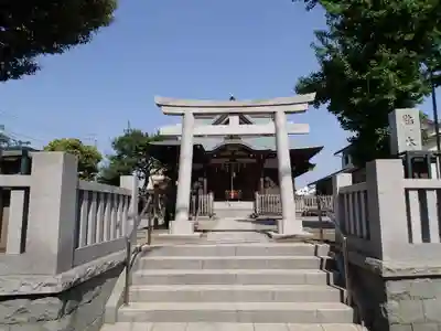 鵜ノ木八幡神社の鳥居