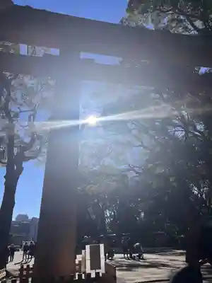 明治神宮の鳥居