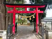 於呂閇志胆澤川神社の鳥居