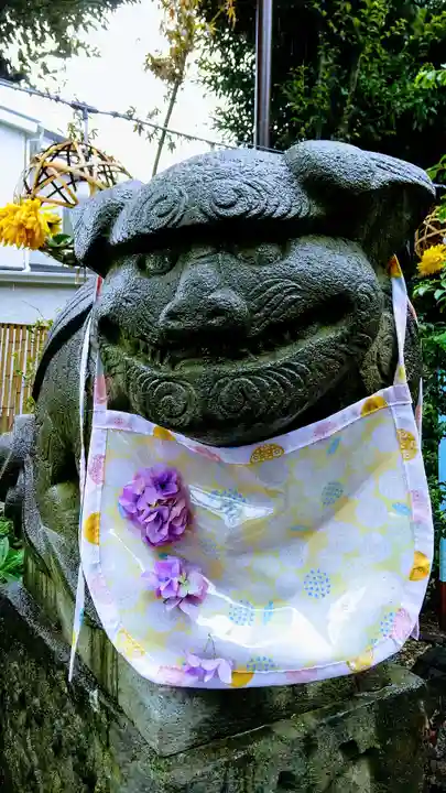菊田神社の狛犬