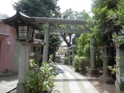 池尻稲荷神社の鳥居