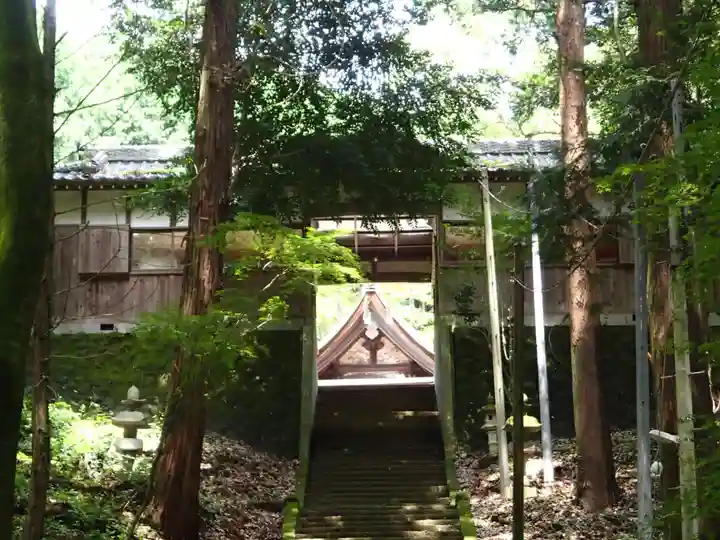 村檜神社の山門・神門