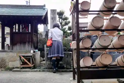 岳桂院の手水舎