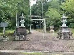 土田白鬚神社の鳥居