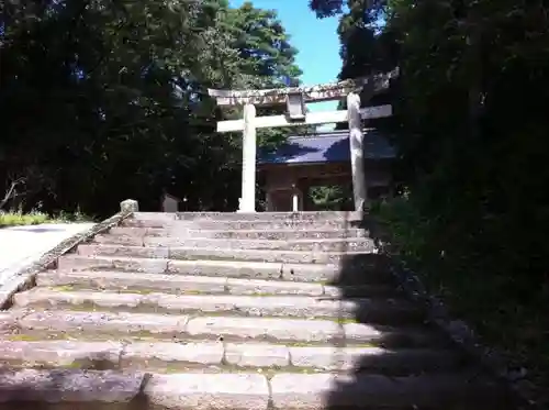 倭文神社の鳥居