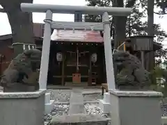 新田宿八坂神社の鳥居