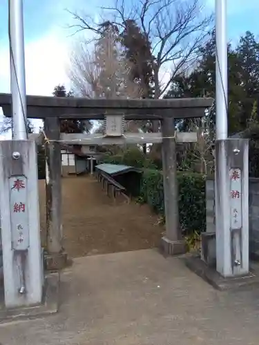 市場神社の鳥居