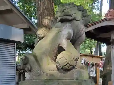 牟礼神明社の狛犬