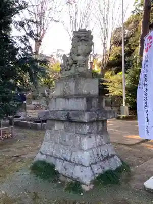 上高田氷川神社の狛犬