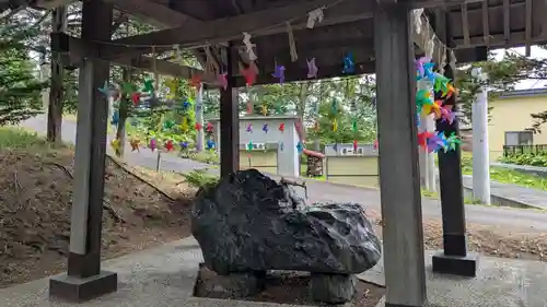 東神楽神社の手水舎