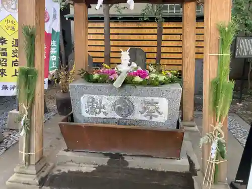 田無神社の手水