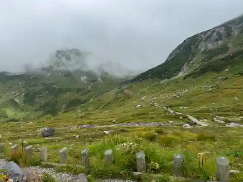 雄山神社峰本社の景色