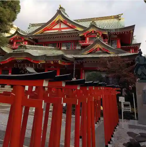 京濱伏見稲荷神社の鳥居