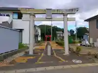 南外山八幡社の鳥居