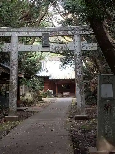 渡海神社の鳥居