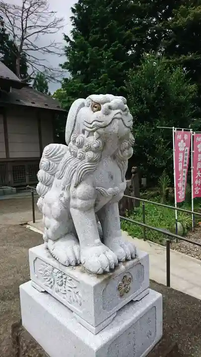 櫻岡大神宮の狛犬