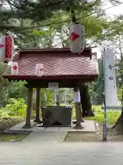 長者山新羅神社の手水