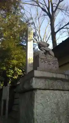 調神社の狛犬