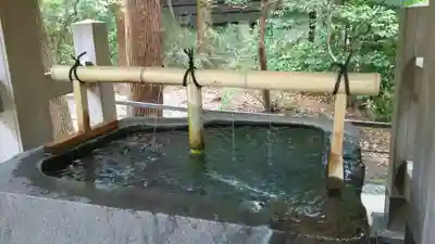 白旗神社(西御門)の手水舎