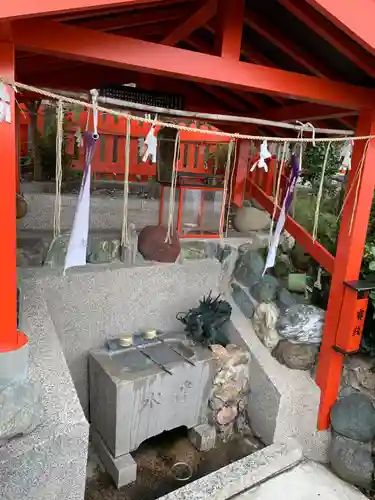 荒熊神社の手水舎