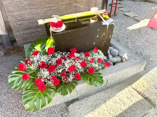 上尾御嶽神社の手水