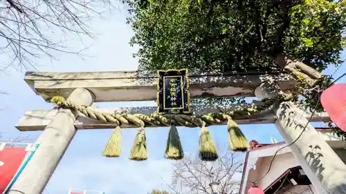 染井稲荷神社の鳥居